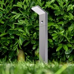 Hofstein Korup Sockelleuchte LED Anthrazit, 1-flammig, Bewegungsmelder -Außenleuchten Verkäufe korup sockelleuchte h3301623 do1 7