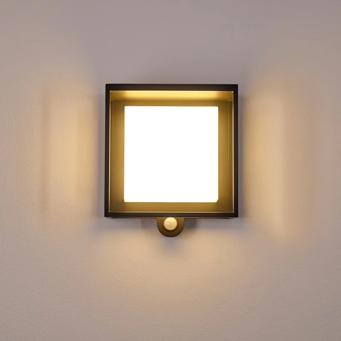 Hofstein Lansing Solar-Außenwandleuchte LED Anthrazit, 1-flammig, Bewegungsmelder 16 Hofstein Lansing Solar-Außenwandleuchte LED Anthrazit, 1-flammig, Bewegungsmelder – Bild 16