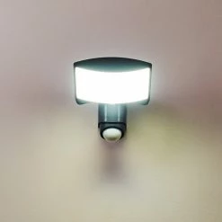 Hofstein Larvik Außenwandleuchte LED Anthrazit, 1-flammig, Bewegungsmelder -Außenleuchten Verkäufe larvik aussenwandleuchte h3303375 do1 17