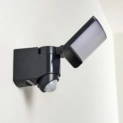 Hofstein Larvik Außenwandleuchte LED Anthrazit, 1-flammig, Bewegungsmelder -Außenleuchten Verkäufe larvik aussenwandleuchte h3303375 do1 18