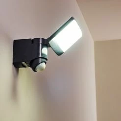 Hofstein Larvik Außenwandleuchte LED Anthrazit, 1-flammig, Bewegungsmelder -Außenleuchten Verkäufe larvik aussenwandleuchte h3303375 do1 2