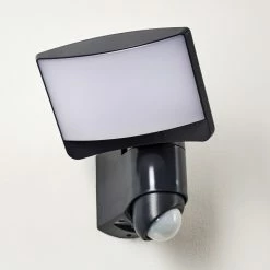 Hofstein Larvik Außenwandleuchte LED Anthrazit, 1-flammig, Bewegungsmelder -Außenleuchten Verkäufe larvik aussenwandleuchte h3303375 do1 8