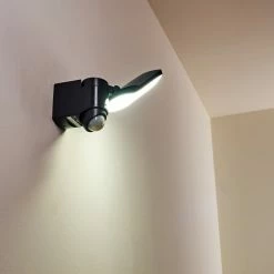 Hofstein Larvik Außenwandleuchte LED Anthrazit, 1-flammig, Bewegungsmelder -Außenleuchten Verkäufe larvik aussenwandleuchte h3303375 do1 9