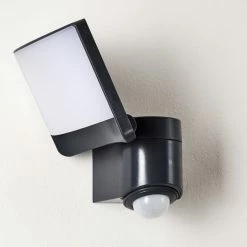 Hofstein Larvik Au&szlig;enwandleuchte LED Anthrazit, 1-flammig, Bewegungsmelder -Außenleuchten Verkäufe larvik aussenwandleuchte h3303399 do1 10