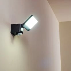 Hofstein Larvik Au&szlig;enwandleuchte LED Anthrazit, 1-flammig, Bewegungsmelder -Außenleuchten Verkäufe larvik aussenwandleuchte h3303399 do1 15