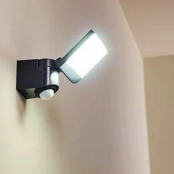 Hofstein Larvik Au&szlig;enwandleuchte LED Anthrazit, 1-flammig, Bewegungsmelder -Außenleuchten Verkäufe larvik aussenwandleuchte h3303399 do1 2