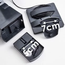 Hofstein Larvik Außenwandleuchte LED Anthrazit, 1-flammig, Bewegungsmelder -Außenleuchten Verkäufe larvik aussenwandleuchte h3303931 do1 21