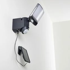 Hofstein Larvik Außenwandleuchte LED Anthrazit, 1-flammig, Bewegungsmelder -Außenleuchten Verkäufe larvik aussenwandleuchte h3303931 do1 4