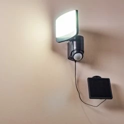 Hofstein Larvik Außenwandleuchte LED Anthrazit, 1-flammig, Bewegungsmelder -Außenleuchten Verkäufe larvik aussenwandleuchte h3303931 do1 7