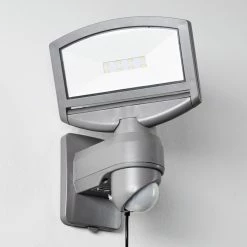 Hofstein Larvik Solar-Au&szlig;enwandleuchte LED Grau, 1-flammig, Bewegungsmelder -Außenleuchten Verkäufe larvik solar aussenwandleuchte h3303900 do1 5