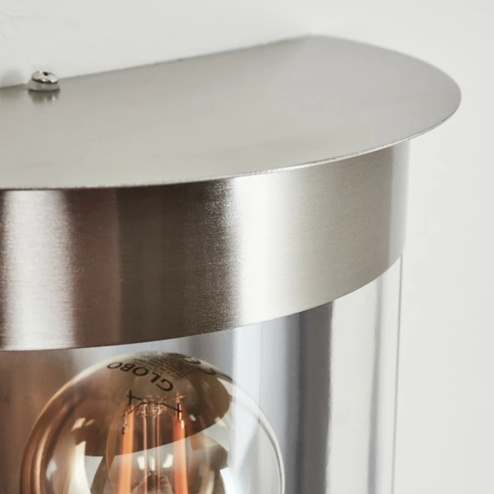 Hofstein Lauvdal Außenwandleuchte Edelstahl, 1-flammig, Bewegungsmelder 3 Hofstein Lauvdal Außenwandleuchte Edelstahl, 1-flammig, Bewegungsmelder – Bild 3