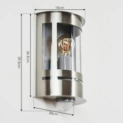 Hofstein Lauvdal Außenwandleuchte Edelstahl, 1-flammig, Bewegungsmelder 15 Hofstein Lauvdal Außenwandleuchte Edelstahl, 1-flammig, Bewegungsmelder -Außenleuchten Verkäufe lauvdal aussenwandleuchte h3443033 3