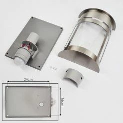 Hofstein Lauvdal Außenwandleuchte Edelstahl, 1-flammig, Bewegungsmelder 16 Hofstein Lauvdal Außenwandleuchte Edelstahl, 1-flammig, Bewegungsmelder -Außenleuchten Verkäufe lauvdal aussenwandleuchte h3443033 4