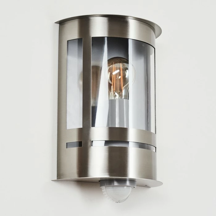 Hofstein Lauvdal Außenwandleuchte Edelstahl, 1-flammig, Bewegungsmelder 10 Hofstein Lauvdal Außenwandleuchte Edelstahl, 1-flammig, Bewegungsmelder – Bild 10