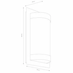 LCD 060SEN Außenwandleuchte Edelstahl, 1-flammig, Bewegungsmelder -Außenleuchten Verkäufe lcd 060sen aussenwandleuchte 060sen 3