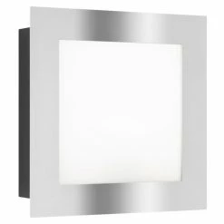 LCD Neustrelitz Außenwandleuchte Schwarz, 1-flammig, Bewegungsmelder