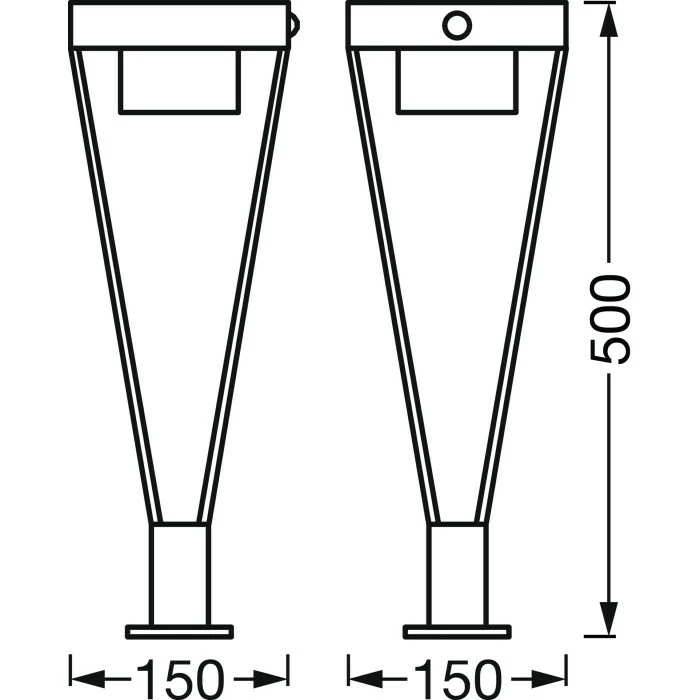 LEDVANCE ENDURA Wegeleuchte Schwarz, 1-flammig, Bewegungsmelder 5 LEDVANCE ENDURA Wegeleuchte Schwarz, 1-flammig, Bewegungsmelder – Bild 5