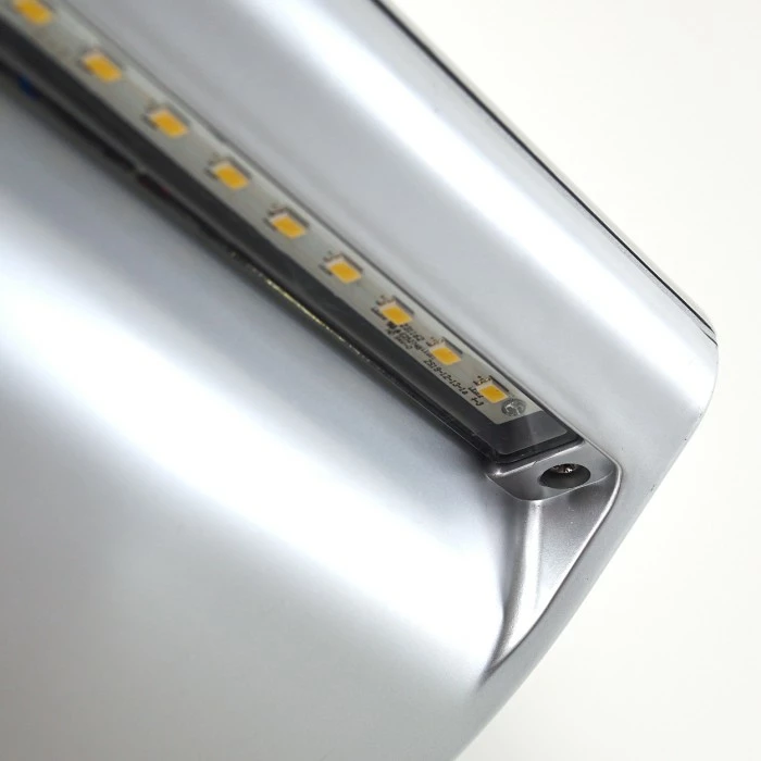 Hofstein Lesum Solar-Außenwandleuchte LED Silber, 1-flammig, Bewegungsmelder 6 Hofstein Lesum Solar-Außenwandleuchte LED Silber, 1-flammig, Bewegungsmelder – Bild 6