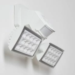 Hofstein Loit Aussenwandleuchte LED Wei&szlig;, 2-flammig, Bewegungsmelder -Außenleuchten Verkäufe loit aussenwandleuchte h3270219 do2 11