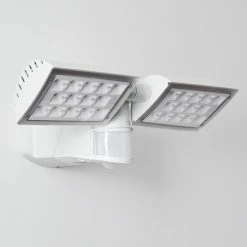 Hofstein Loit Aussenwandleuchte LED Wei&szlig;, 2-flammig, Bewegungsmelder -Außenleuchten Verkäufe loit aussenwandleuchte h3270219 do2 19