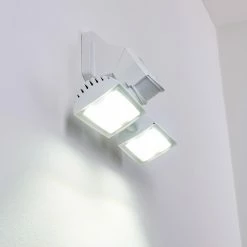 Hofstein Loit Aussenwandleuchte LED Wei&szlig;, 2-flammig, Bewegungsmelder -Außenleuchten Verkäufe loit aussenwandleuchte h3270219 do2 21