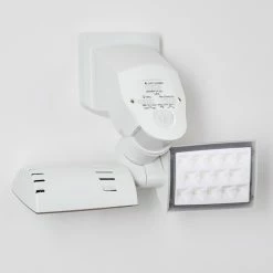 Hofstein Loit Aussenwandleuchte LED Wei&szlig;, 2-flammig, Bewegungsmelder -Außenleuchten Verkäufe loit aussenwandleuchte h3270219 do2 22