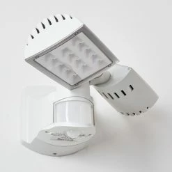 Hofstein Loit Aussenwandleuchte LED Wei&szlig;, 2-flammig, Bewegungsmelder -Außenleuchten Verkäufe loit aussenwandleuchte h3270219 do2 4