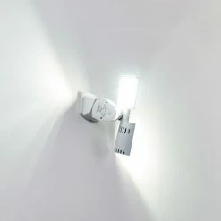 Hofstein Loit Aussenwandleuchte LED Wei&szlig;, 2-flammig, Bewegungsmelder -Außenleuchten Verkäufe loit aussenwandleuchte h3270219 do2 6