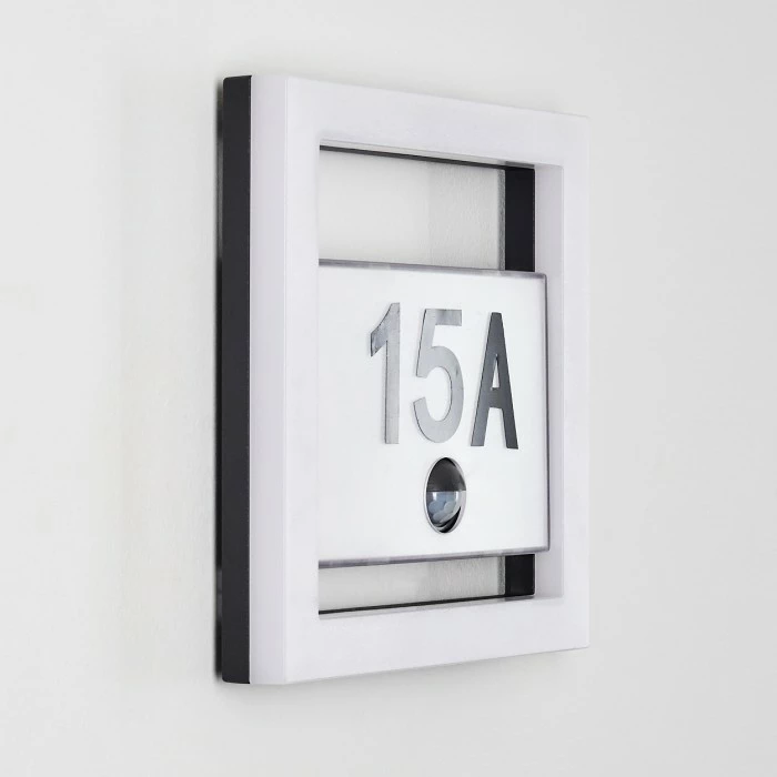 Hofstein Louisville Hausnummernleuchte LED Grau, 1-flammig, Bewegungsmelder 9 Hofstein Louisville Hausnummernleuchte LED Grau, 1-flammig, Bewegungsmelder – Bild 9