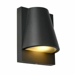 Lucide LIAM Außenwandleuchte Anthrazit, 1-flammig, Bewegungsmelder