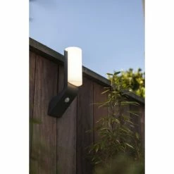 Lutec Lampen Lutec BATI Aussenwandleuchte LED Anthrazit, 1-flammig, Bewegungsmelder -Außenleuchten Verkäufe lutec bati aussenwandleuchte 5188602125 5
