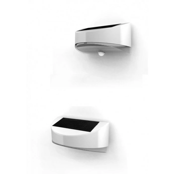 Lutec Lampen Lutec BREAD Solar-Außenwandleuchte LED Silber, 1-flammig, Bewegungsmelder 1 Lutec Lampen Lutec BREAD Solar-Außenwandleuchte LED Silber, 1-flammig, Bewegungsmelder