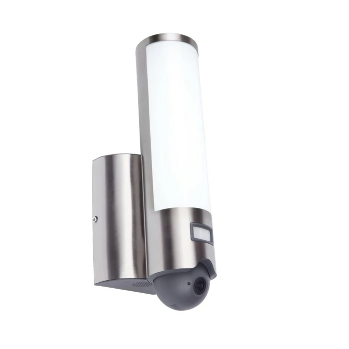 Lutec Lampen Lutec ELARA CAM Aussenwandleuchte LED Edelstahl, 1-flammig, Bewegungsmelder 1 Lutec Lampen Lutec ELARA CAM Aussenwandleuchte LED Edelstahl, 1-flammig, Bewegungsmelder