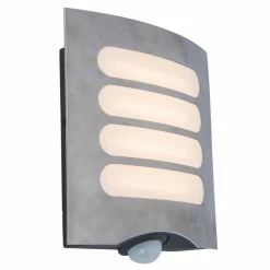 Lutec Lampen Lutec FARELL Aussenwandleuchte LED Anthrazit, 1-flammig, Bewegungsmelder