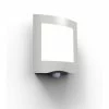 Lutec Lampen Lutec FARELL Aussenwandleuchte LED Anthrazit, 1-flammig, Bewegungsmelder