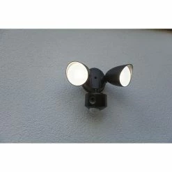 Lutec Lampen DRACO Au&szlig;enwandleuchte LED Schwarz, 1-flammig, Bewegungsmelder -Außenleuchten Verkäufe lutec lampen draco aussenwandleuchte 7622220012 12