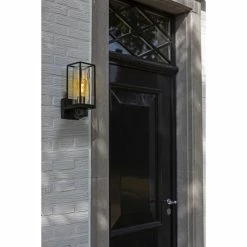 Lutec Lampen FLAIR Außenwandleuchte Schwarz, 1-flammig, Bewegungsmelder -Außenleuchten Verkäufe lutec lampen flair aussenwandleuchte 5288811012 2