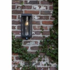 Lutec Lampen FLAIR Außenwandleuchte Schwarz, 1-flammig, Bewegungsmelder -Außenleuchten Verkäufe lutec lampen flair aussenwandleuchte 6988804012 4