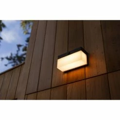 Lutec Lampen FRAN Außenwandleuchte LED Schwarz, 1-flammig, Bewegungsmelder -Außenleuchten Verkäufe lutec lampen fran aussenwandleuchte 6941502330 6