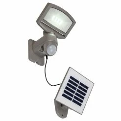 Lutec Lampen SUNSHINE Außenwandleuchte LED Silber, 1-flammig, Bewegungsmelder -Außenleuchten Verkäufe lutec lampen sunshine aussenwandleuchte p 9016 si 6