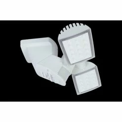 Lutec Lampen Lutec PERI Aussenwandstrahler LED Weiß, 2-flammig, Bewegungsmelder -Außenleuchten Verkäufe lutec peri aussenwandstrahler 7629401331 do1 3