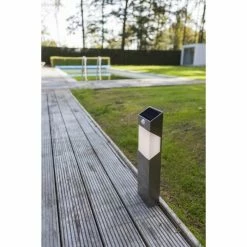 Lutec Lampen Lutec SOLSTEI Wegeleuchte LED Edelstahl, 1-flammig, Bewegungsmelder