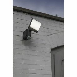 Lutec Lampen Lutec SUNSHINE Solar-Außenwandleuchte LED Anthrazit, 1-flammig, Bewegungsmelder -Außenleuchten Verkäufe lutec sunshine solar aussenwandleuchte 6925601345 do1 2