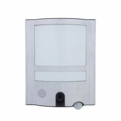 Lutec Lampen Lutec VESTA CAM Aussenwandleuchte LED Edelstahl, 1-flammig, Bewegungsmelder -Außenleuchten Verkäufe lutec vesta cam aussenwandleuchte 5190601118 do2 3
