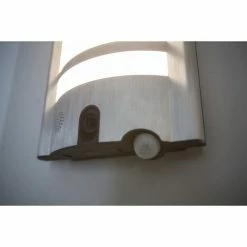 Lutec Lampen Lutec VESTA CAM Aussenwandleuchte LED Edelstahl, 1-flammig, Bewegungsmelder -Außenleuchten Verkäufe lutec vesta cam aussenwandleuchte 5190601118 do2 5