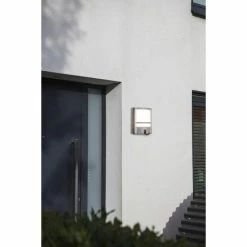 Lutec Lampen Lutec VESTA CAM Aussenwandleuchte LED Edelstahl, 1-flammig, Bewegungsmelder -Außenleuchten Verkäufe lutec vesta cam aussenwandleuchte 5190601118 do2 6