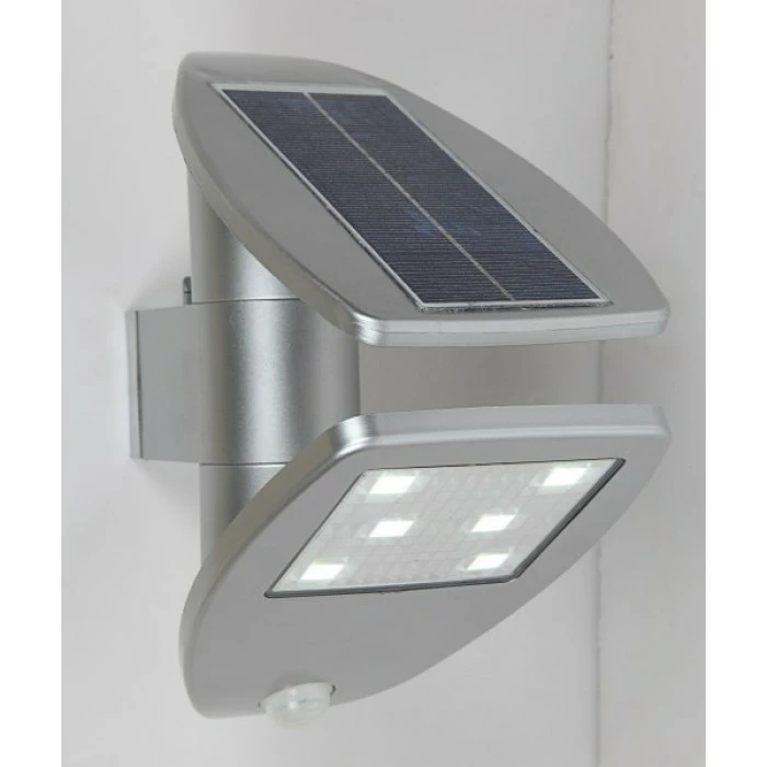 Lutec Lampen Lutec ZETA Solar-Außenwandleuchte LED Grau, 1-flammig, Bewegungsmelder 3 Lutec Lampen Lutec ZETA Solar-Außenwandleuchte LED Grau, 1-flammig, Bewegungsmelder – Bild 3