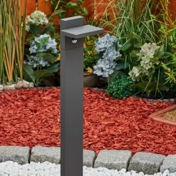 Hofstein Lyckan Wegeleuchte LED Anthrazit, 1-flammig, Bewegungsmelder -Außenleuchten Verkäufe lyckan wegeleuchte h3447055 9