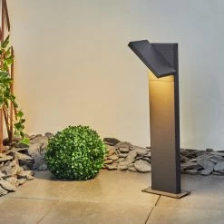 Hofstein Lyckan Wegeleuchte LED Anthrazit, 1-flammig, Bewegungsmelder -Außenleuchten Verkäufe lyckan wegeleuchte h3447093 10