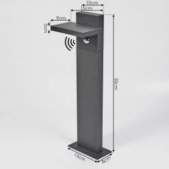 Hofstein Lyckan Wegeleuchte LED Anthrazit, 1-flammig, Bewegungsmelder -Außenleuchten Verkäufe lyckan wegeleuchte h3447093 3